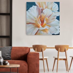 Blush Roses – Original Floral Painting
