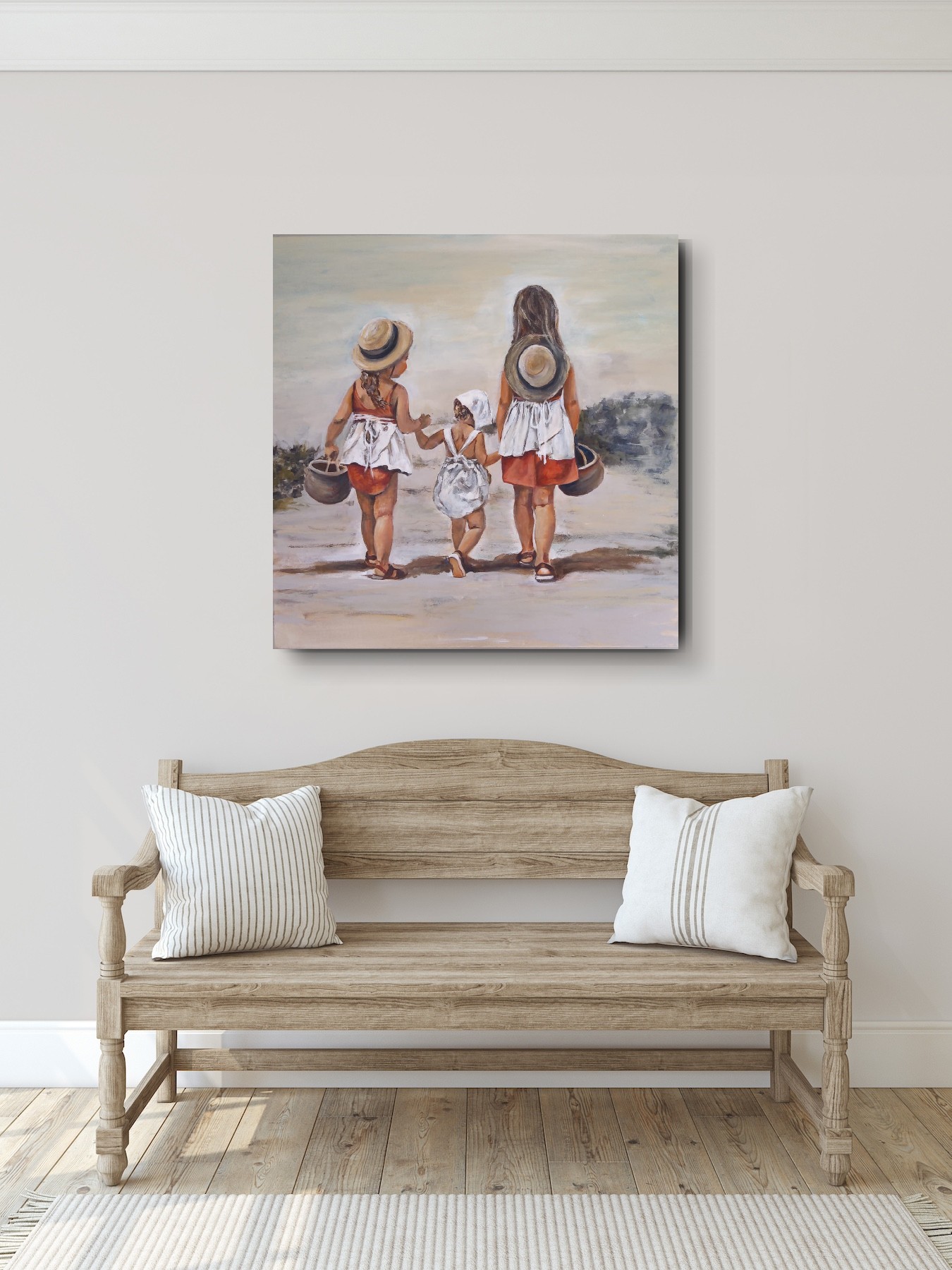 To the Shore – Original Coastal Painting - Image 2