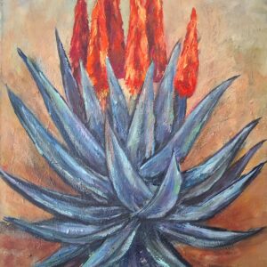 Veld Fire – Original Aloe Painting